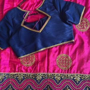 Pink Party Wear Saree
